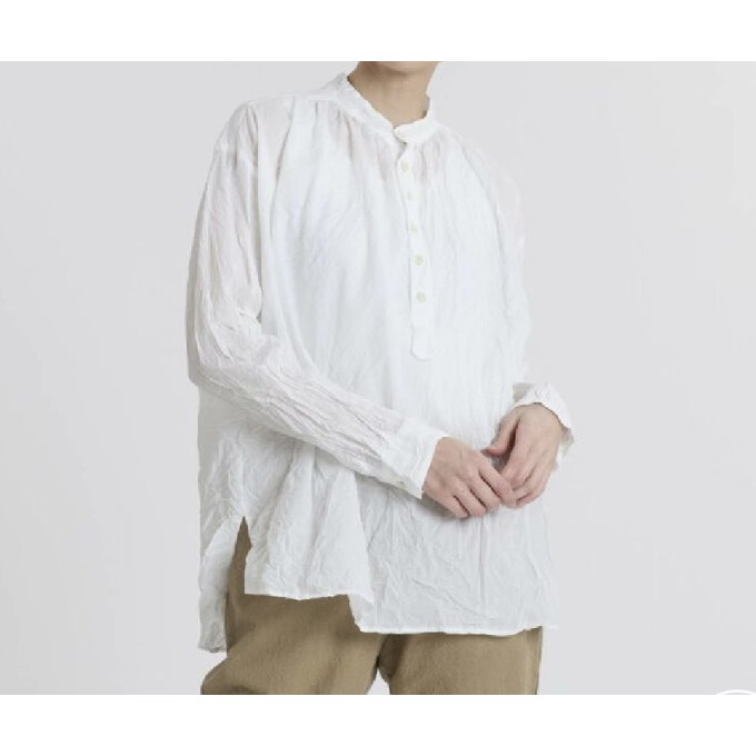 80/1キバタローンボリュームブラウス/WILLOW BOUGHSスカート