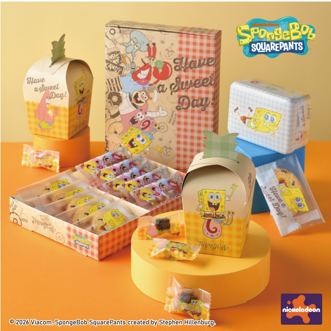 期間限定！東京ラスクがスポンジ・ボブとコラボ！