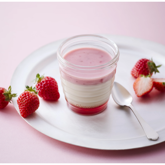 いちごとマスカルポーネのプリン🍓