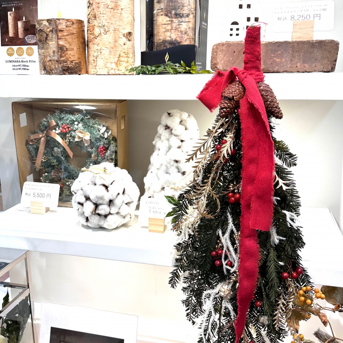 クリスマスのディスプレイ