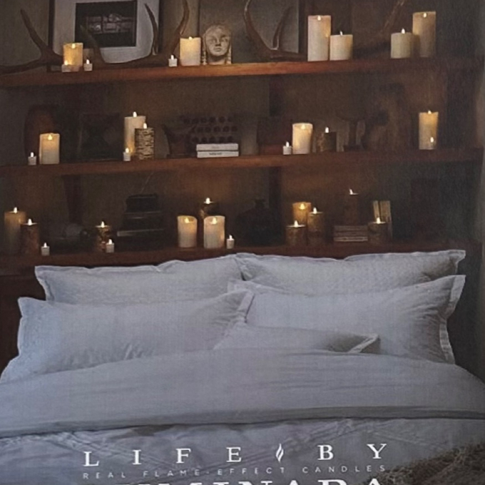 秋のインテリア〜キャンドル型LEDライト〜