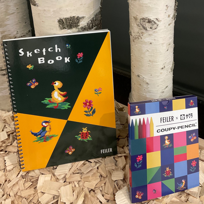 【フェイラー】サクラクレパス🖍️とマルマンコラボ📒のご紹介‼️　文具好きな方にオススメ✨