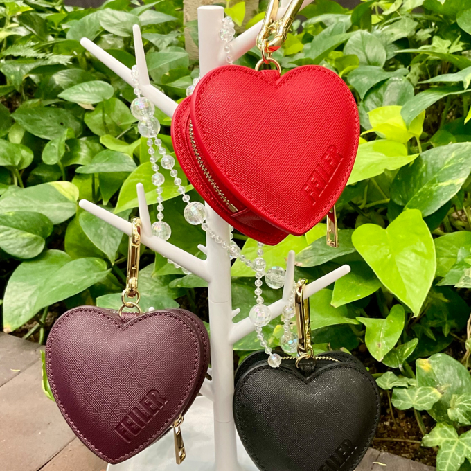 【フェイラー】新作 ハート型バッグチャーム　『お持ちのバッグに、ハート❤️でキュートにワンランクアップ⤴︎』