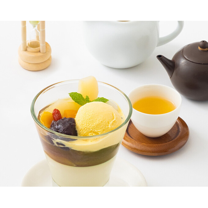 【期間限定】マテ茶パフェ🍃