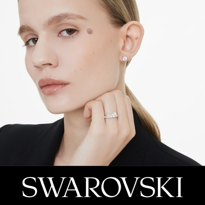オンにもオフにも！　使える！　大粒ダイヤモンドジュエリー【Swarovski】