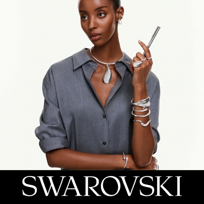 【Classica】Swarovskiのシルバーコレクション 【Swarovski】
