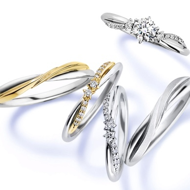 【2つの星が輝く☆】イチオシマリッジリング☆Stargazer