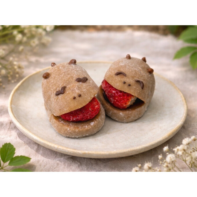 【数量限定】カバさんの苺大福🦛