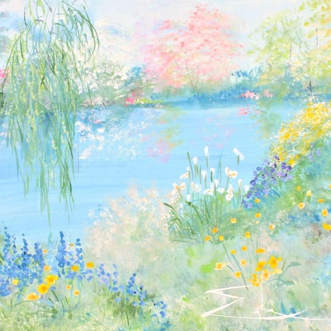 ～花とイングリッシュガーデンに想いをよせて～イーダ・ヴァリッキオ絵画展