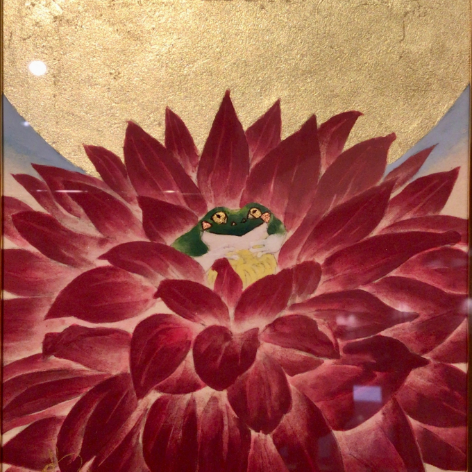‥月と遊ぶ蛙たち‥　　Osanai Megumi　展