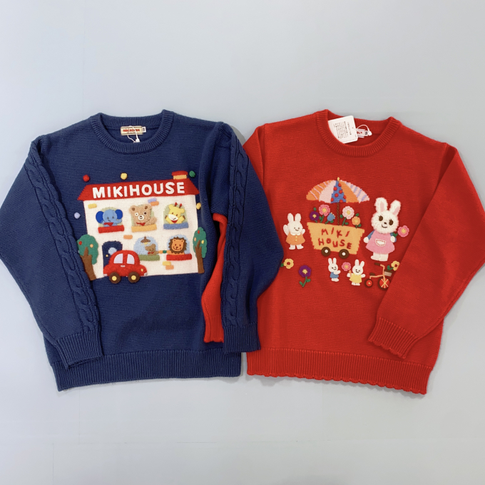 新作セーター、ニット小物🧶ミキハウス