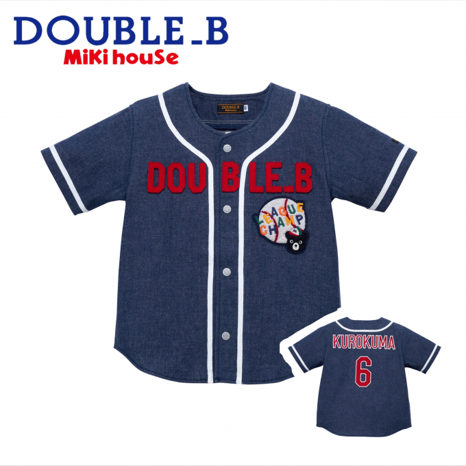 ダブルBオーダーシャツ⚾️🌟〈ミキハウス〉