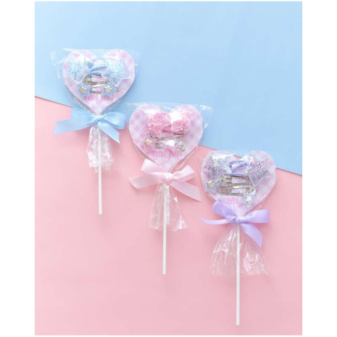 🍧🍨夏はアクセの小物もトッピング🍧🍨キャンディーラッピング星ヘアアクセサリー⭐