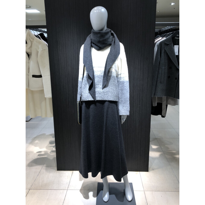 【新作】パネルボーダーニット