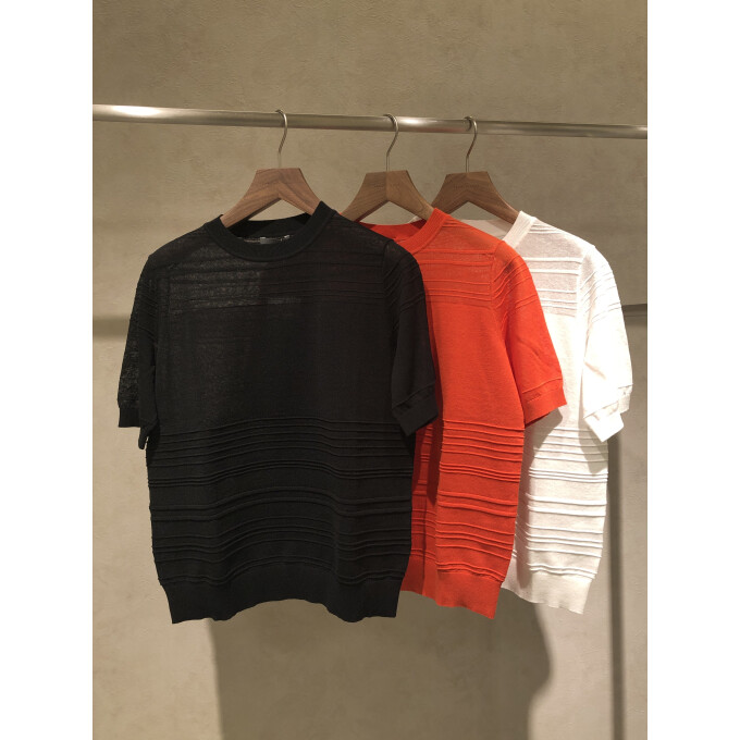 【新作】シャドーストライプニット