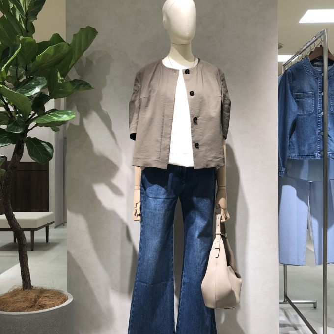 【2WAYジャケット】ハーフスリーブジャケット