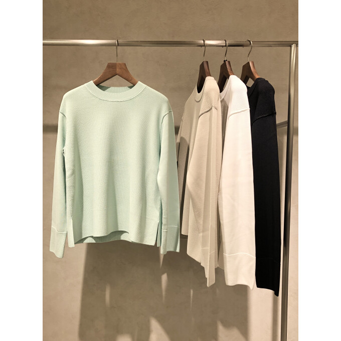 【長袖ニット】1枚で着やすい春ニット