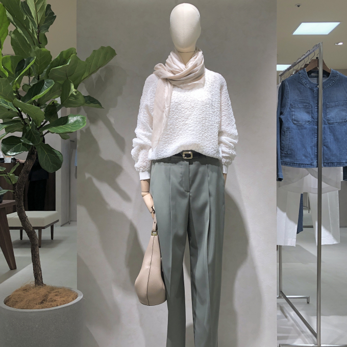 【おすすめ春ニット】ジャガードニットスタイリング