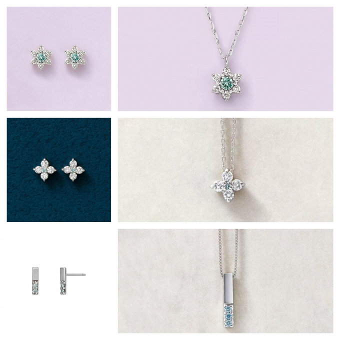 涼やかに美しく輝く✨アイスブルーダイヤモンド特集✨