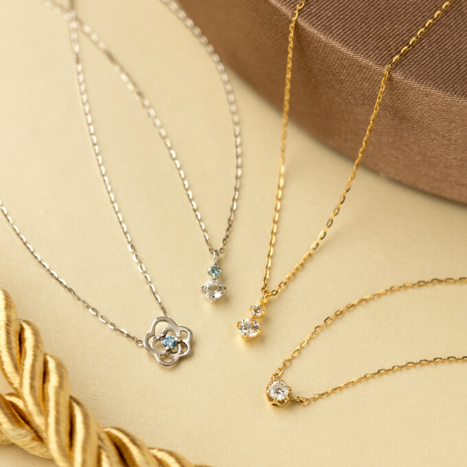 シンプルなダイヤモンドネックレス【新作】のご紹介💎