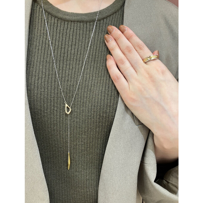 トリカラーネックレス