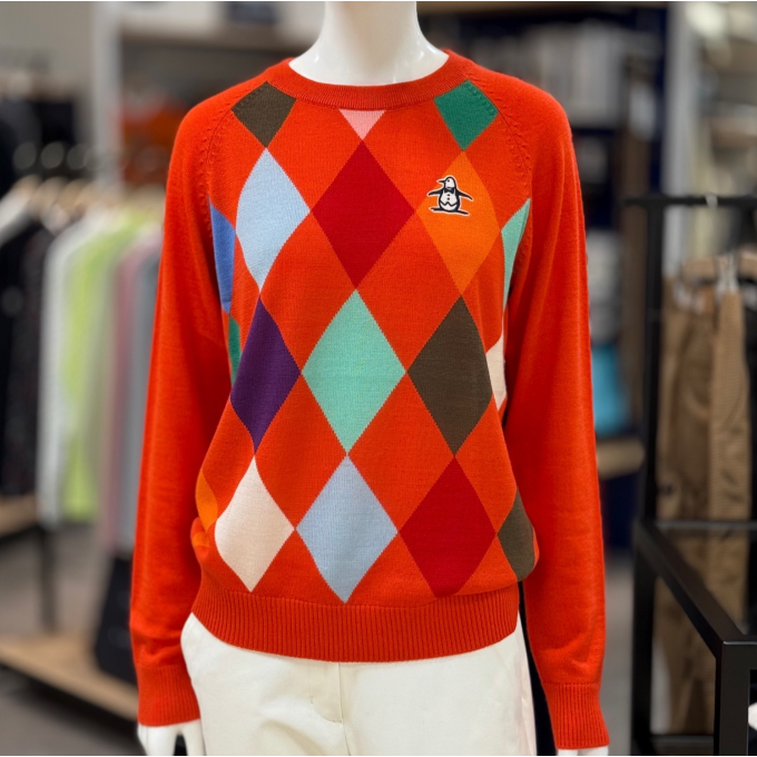 一枚できまるアーガイルニット🧶