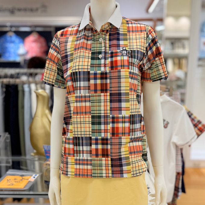 マドラスチェックの爽やかシャツ👕