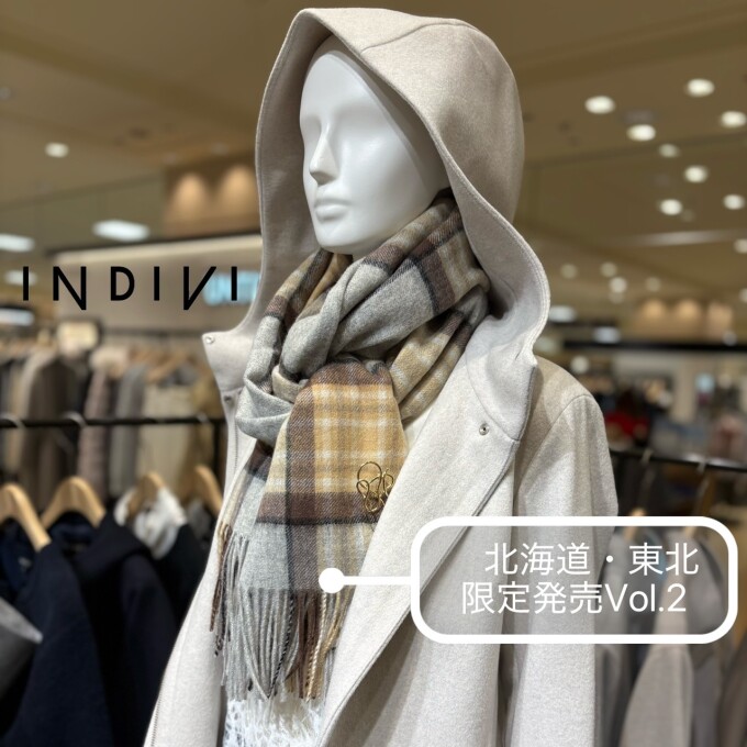 【INDIVI】【第二弾】【限定発売】⛄北海道/東北限定⛄別注コート