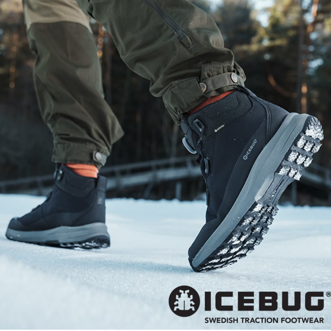 【アルファ美輝】冬道も安心！防滑シューズブランド“ICEBUG”新登場