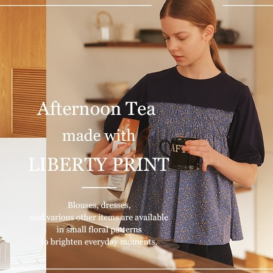 【リバティウエア】 春をまとう、リバティプリントウエア