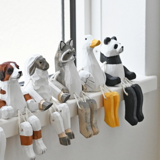 〈ドゥセー〉かわいらしい動物たちが仲間入りです🐼🐶🐻‍❄️🐤🐏🦝