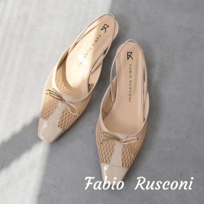 ‘eir   【Fabio  Rusconi】バックストラップパンプス