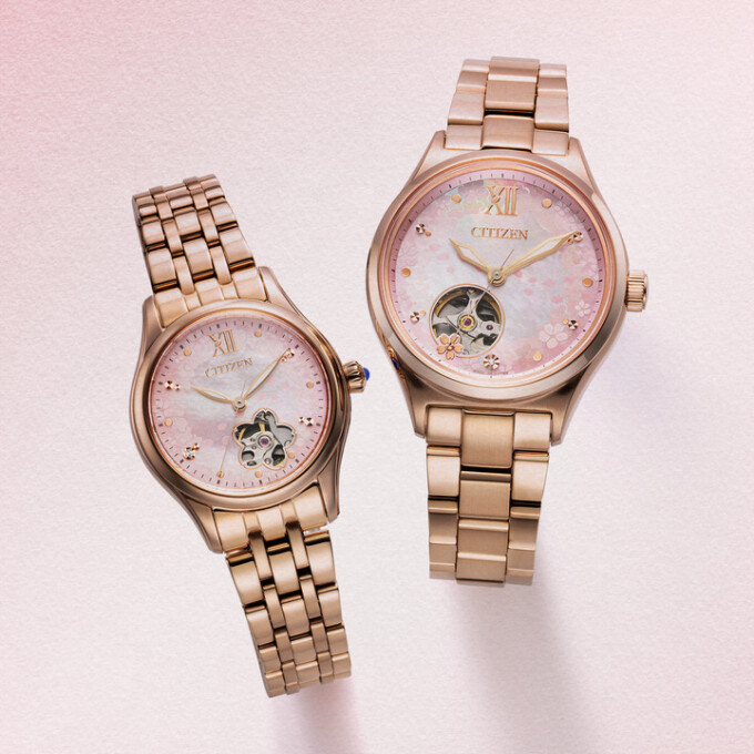 〈シチズン〉春らしいメカニカル限定モデルが新登場🌸