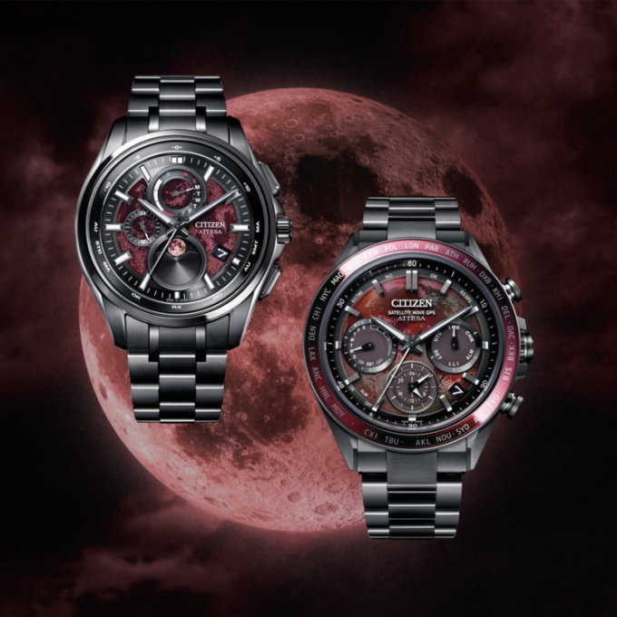 〈シチズン〉皆既月食をテーマにした限定モデルが新登場✨