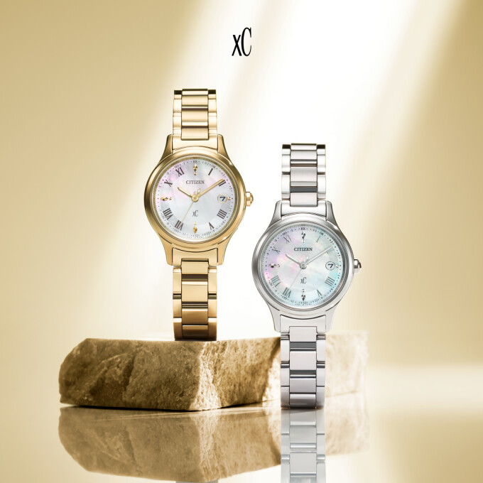 〈シチズン〉美しい艶と個性が光る白蝶貝文字板モデル