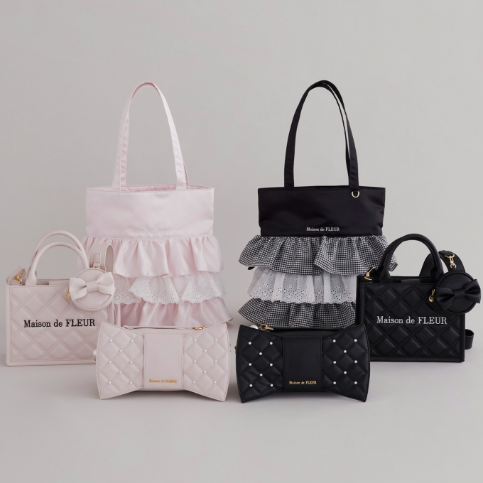 トレンドデザインに甘さを取り入れたフレンチガーリーなアイテムが登場🎀