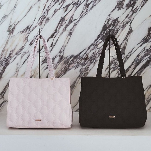 リボン柄のキルティングトートバッグが発売🎀