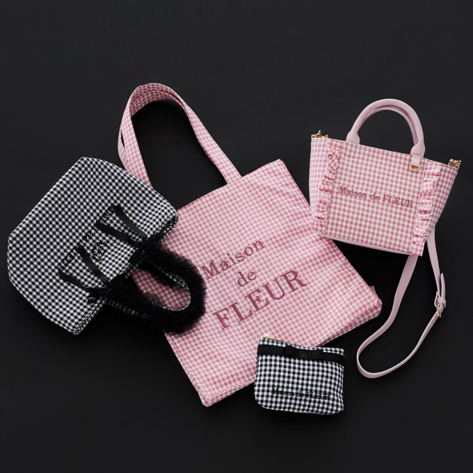 上品に持ちやすい大人可愛いギンガムチェックシリーズが登場🎀