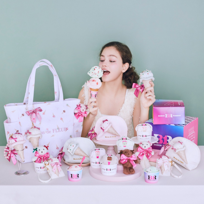 サーティワンアイスクリームと初のコラボレーションアイテムが登場🎀