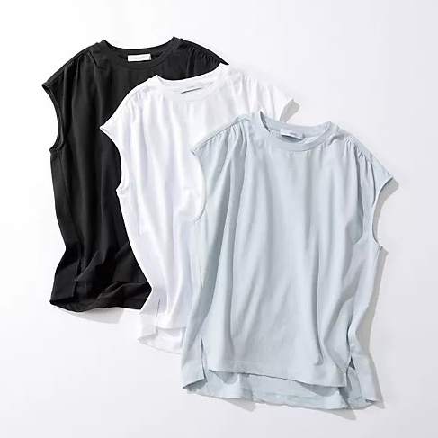 【旬顔のフレンチスリーブTシャツ】