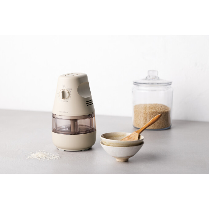 精米したてのごはんを毎日味わえる「レコルト コンパクト精米機」