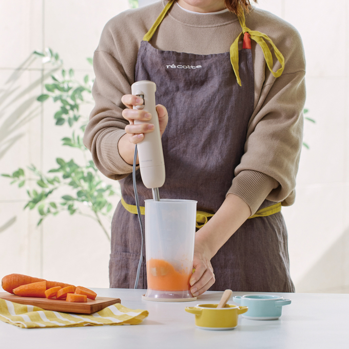 “手作り“をラクに。 離乳食作りにも頼れるブレンダー「レコルト ハンディブレンダー フルセット」