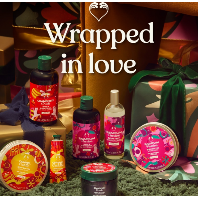 ザボディショップ　新発売　HOLIDAY COLLECTION 2025