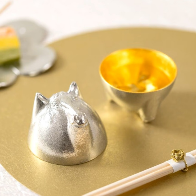 【能作】縁起が良い干支のぐい吞みで 特別な一杯を