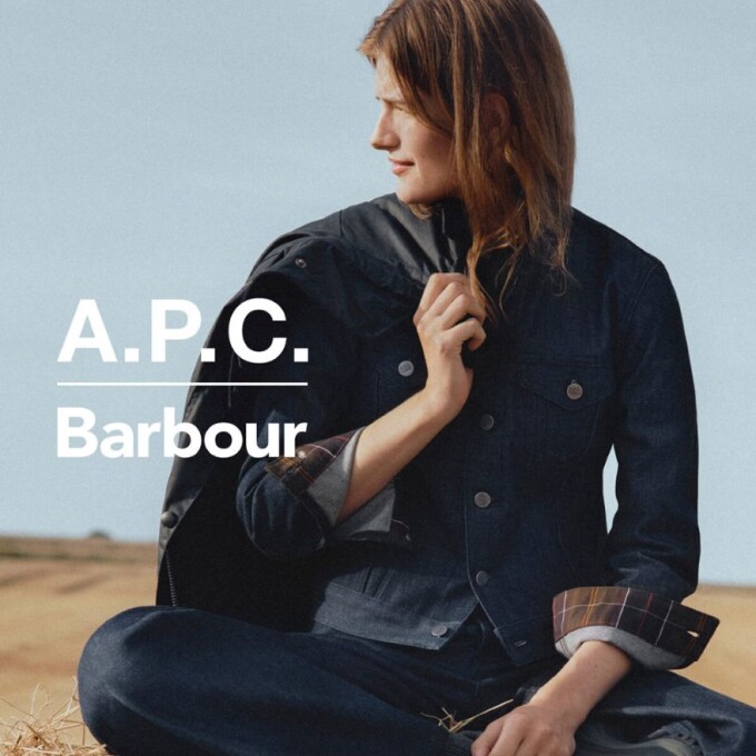 BarbourとA.P.C.が、英国のクラフツマンシップとパリの洗練されたシンプルさを 融合させたAW26コレクションを発表