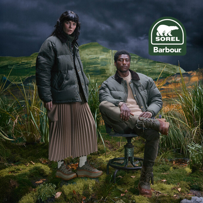 11月26日(水)  Barbour × SOREL 初のコラボレーションアイテム発売開始