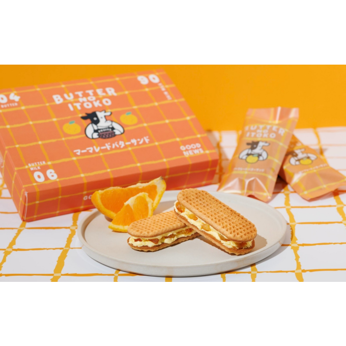 【北海道バターのいとこ】新作！夏のご褒美マーマレードバターサンド✨