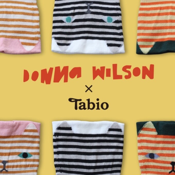 《日本製ソックス》ドナ・ウィルソン×Tabioコラボ発売