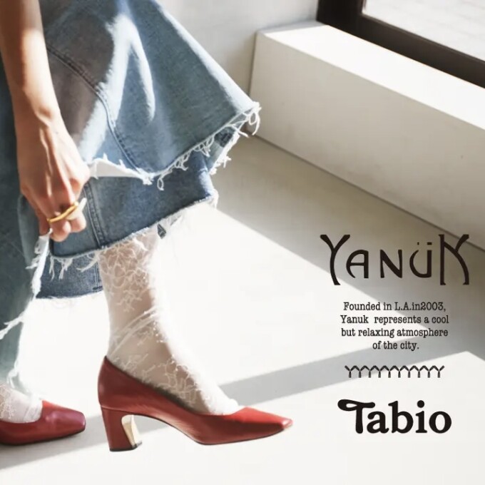 《日本製ソックス》YANUK×Tabioコラボ発売