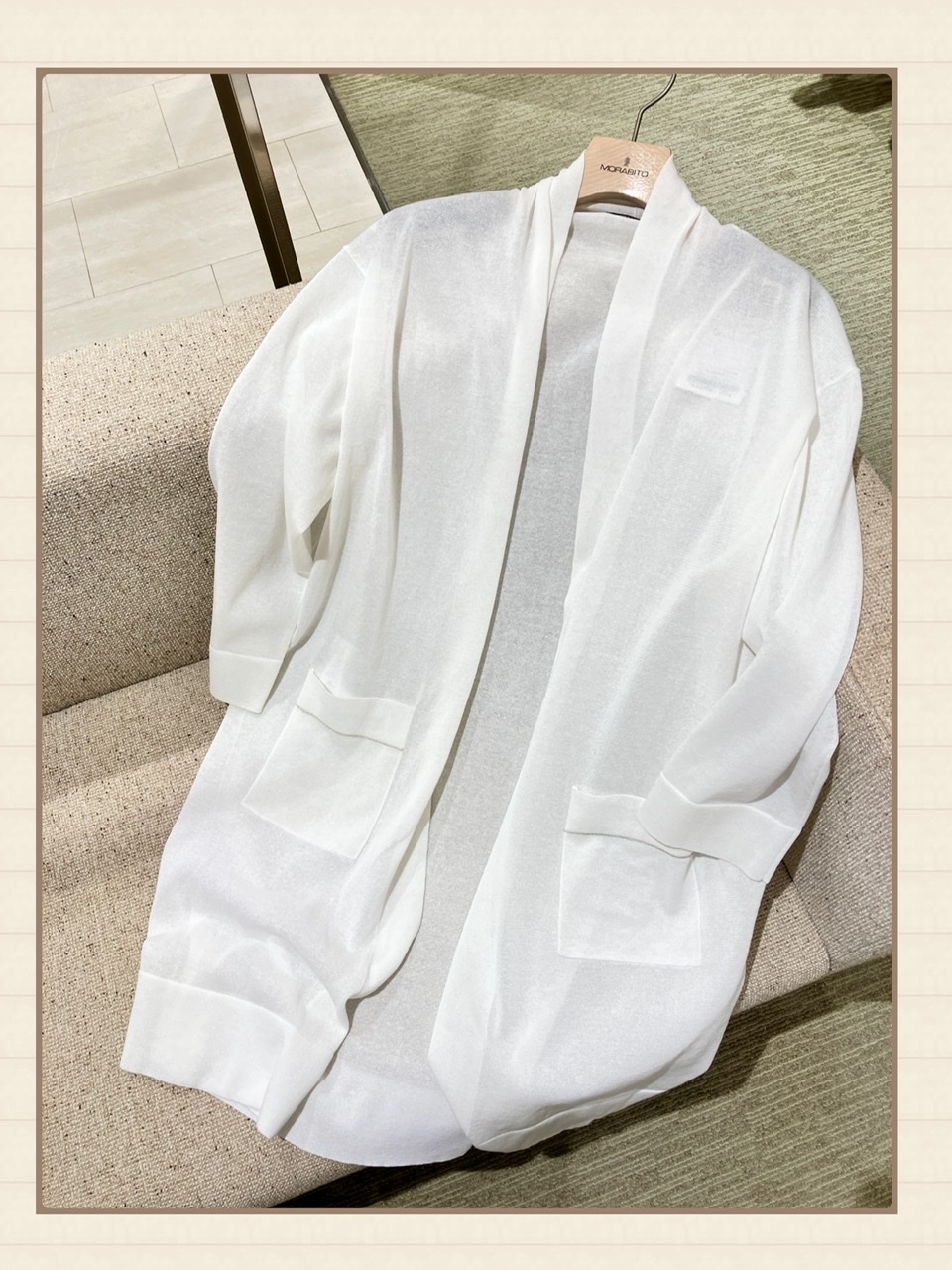 新作✨万能カーディガン✨ | モラビト | 大丸芦屋店公式 SHOP BLOG